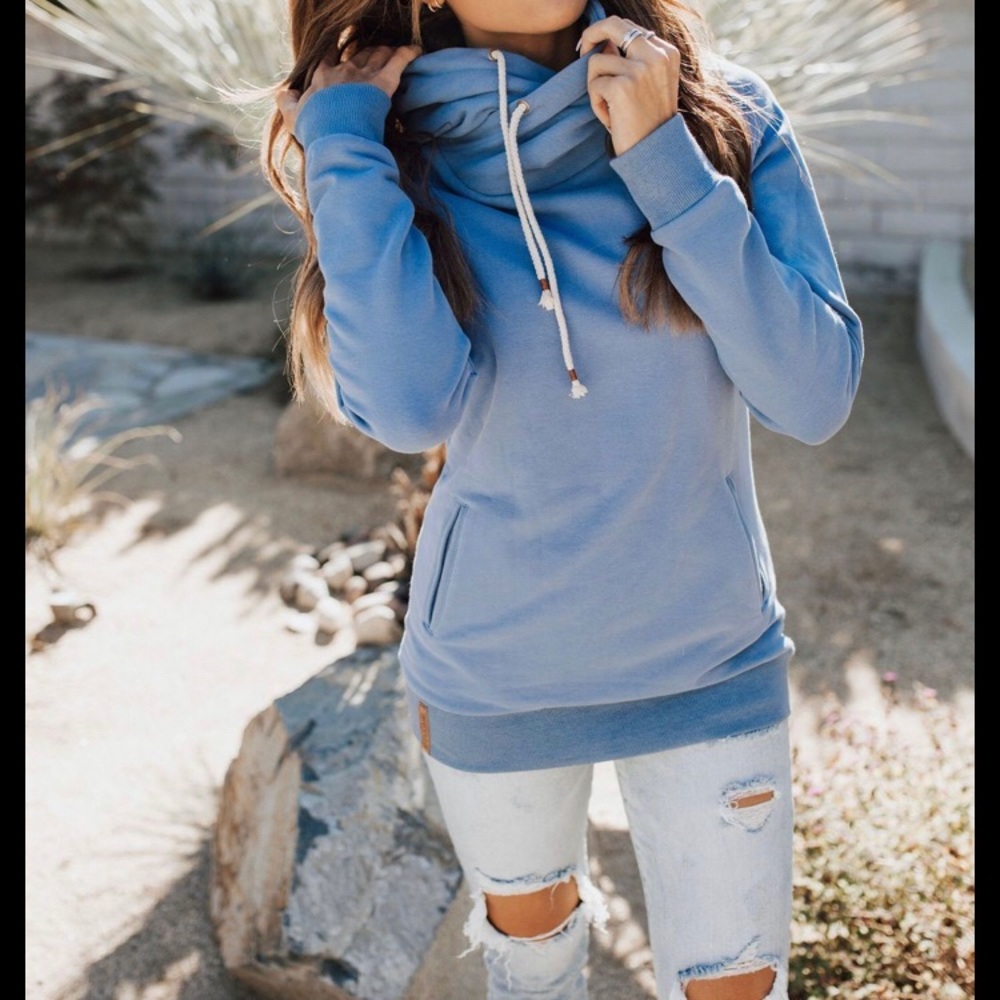 Ampersand Avenue single hood sweatshirt
